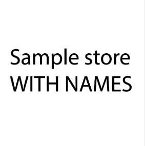 Sample Store - Products WITH NAME