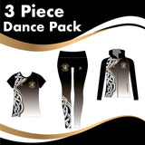 Celtic Clover 3 GARMENT IRISH DANCE PACK