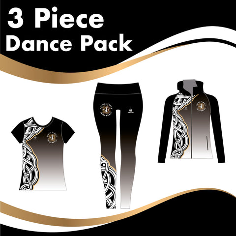 Celtic Clover 3 GARMENT IRISH DANCE PACK