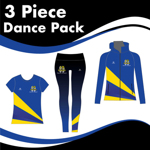 JD Steps Dance School 3 GARMENT PACK