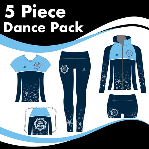 Arklow Baton Twirlers 5 GARMENT ULTIMATE DANCE PACK