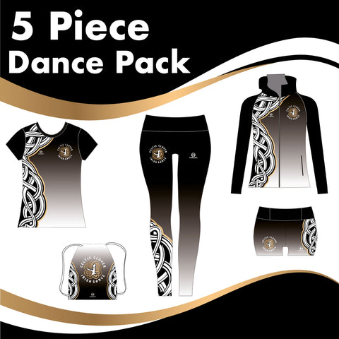 Celtic Clover 5 GARMENT ULTIMATE IRISH DANCE PACK