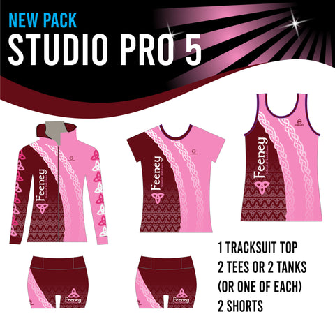 NEW Feeney School STUDIO PRO 5 Pack