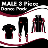 Top Dance Studio MALE 3 GARMENT DANCE PACK