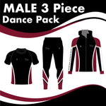 Top Dance Studio MALE 3 GARMENT DANCE PACK