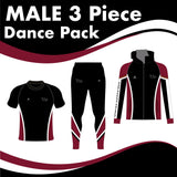 Top Dance Studio MALE 3 GARMENT DANCE PACK