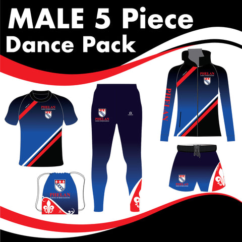 Phelan School  MALE 5 GARMENT DANCE PACK