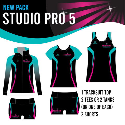 NEW Montfort College STUDIO PRO 5 Pack