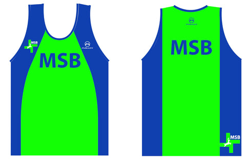 MSB UNISEX ATHLETIC COMPETITION SINGLET [REGULAR FIT]