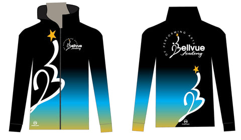 Bellvue Academy Male Tracksuit top - BLUE