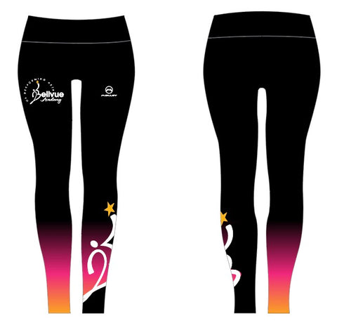 Bellvue Academy Full length leggings - PINK