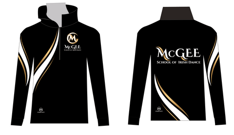 McGee School *MALE* Half Zip Tracksuit top