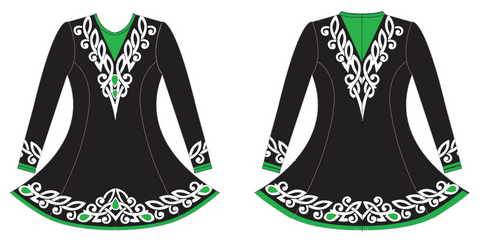 Mary Grimes Long Sleeve Dance Dress