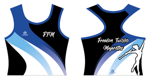 Freedom Twirlers Majorettes Cropped Tank top