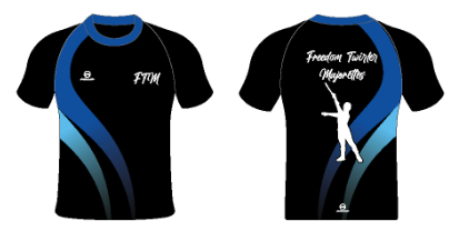Freedom Twirlers Majorettes Male T-shirt