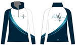 Katie Lou Academy Half Zip Tracksuit top