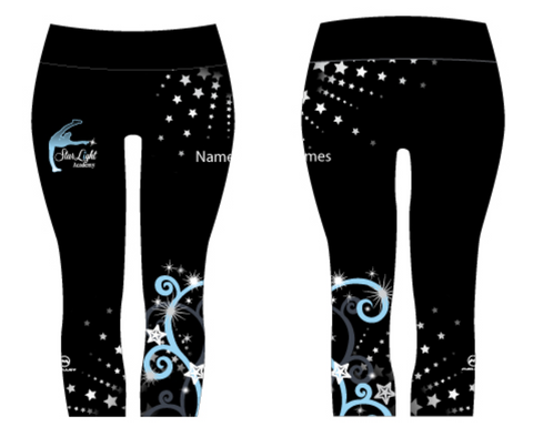 StarLight 3/4 length Capri leggings