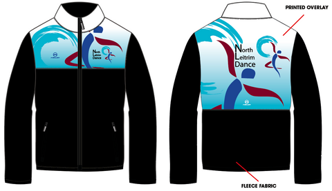 NEW North Leitrim Dance UNISEX Fleece Jacket