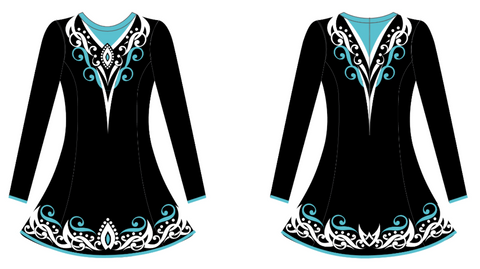 Carr Sheridan Academy Long Sleeve Dance Dress