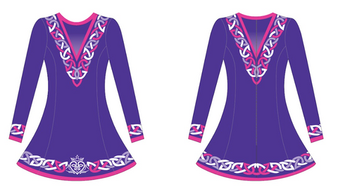 Scoil Rince Ni Haodh Long Sleeve Dance Dress