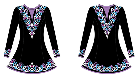 McManus Dance Academy Long Sleeve Dance Dress