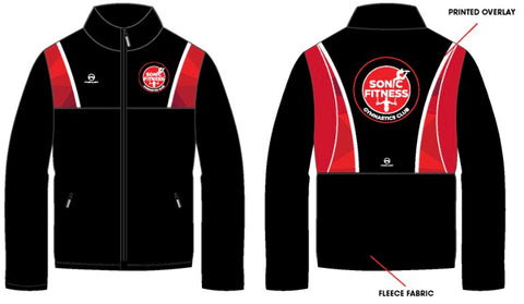 NEW Sonic Fitness UNISEX Fleece Jacket