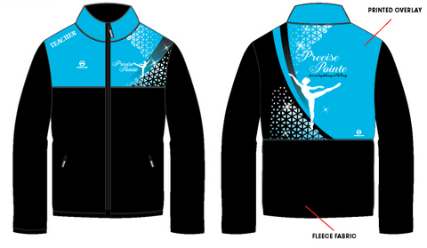 ***TEACHER ONLY*** Precise Pointe UNISEX Fleece Jacket