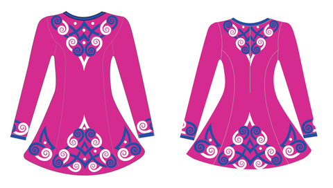 Walsh-Byrne Dance Academy Long Sleeve Dance Dress