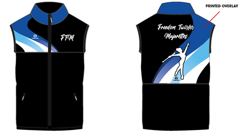 NEW Freedom Twirlers Majorettes UNISEX Gilet
