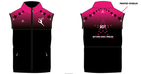 NEW Rhythmic Dance Twirlers UNISEX Gilet