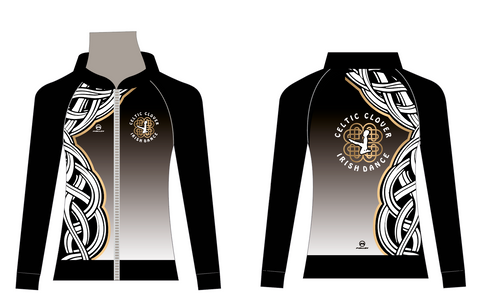 Celtic Clover Bomber Style Studio Top