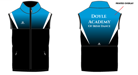 NEW Doyle Academy UNISEX Gilet MALE DESIGN