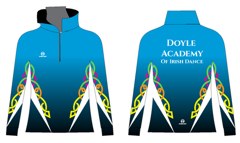 Doyle Academy Half Zip Tracksuit top