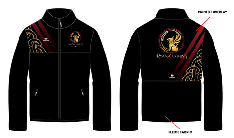 NEW Ryan Cummins Academy UNISEX Fleece Jacket - MALE Design