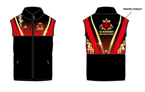 NEW Claddagh Dance Academy UNISEX Gilet