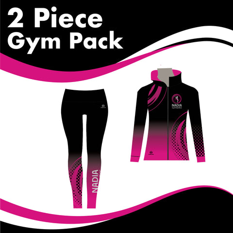 NADIA GYMNASTICS 2 GARMENT GYM PACK