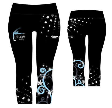 StarLight 3/4 length Capri leggings
