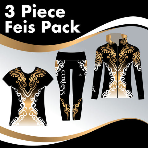 Corless Academy 3 GARMENT IRISH DANCE PACK