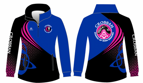 Crossan School Half Zip Tracksuit top