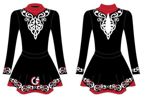 Hession School EXQUISITE Leotard and Skirt