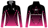 Rhythmic Dance Twirlers Half Zip Tracksuit top