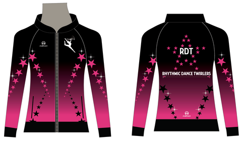 Rhythmic Dance Twirlers Bomber Style Studio Top