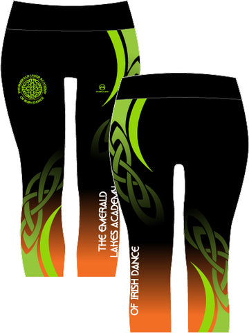 Emerald Lakes Academy 3/4 length Capri leggings